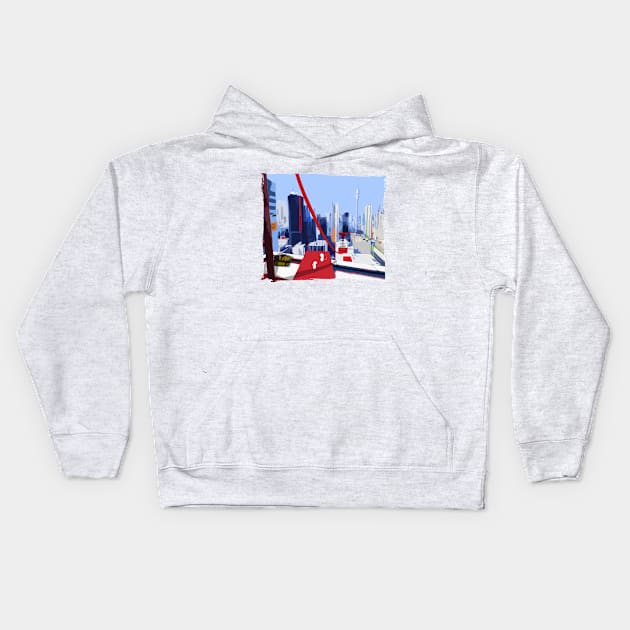 Mirrors Edge : City of Glass Kids Hoodie by JayVal